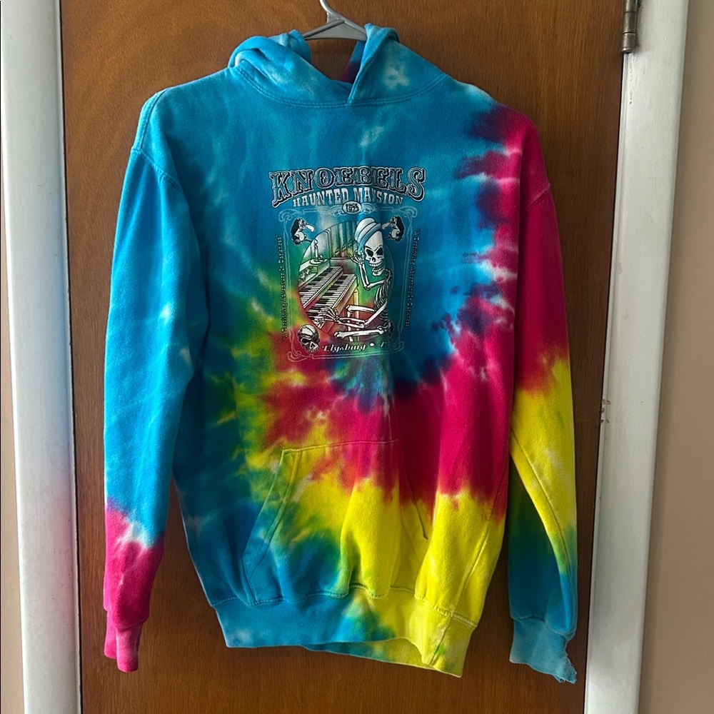 Knoebels Haunted Mansion Tye Die Hoodie